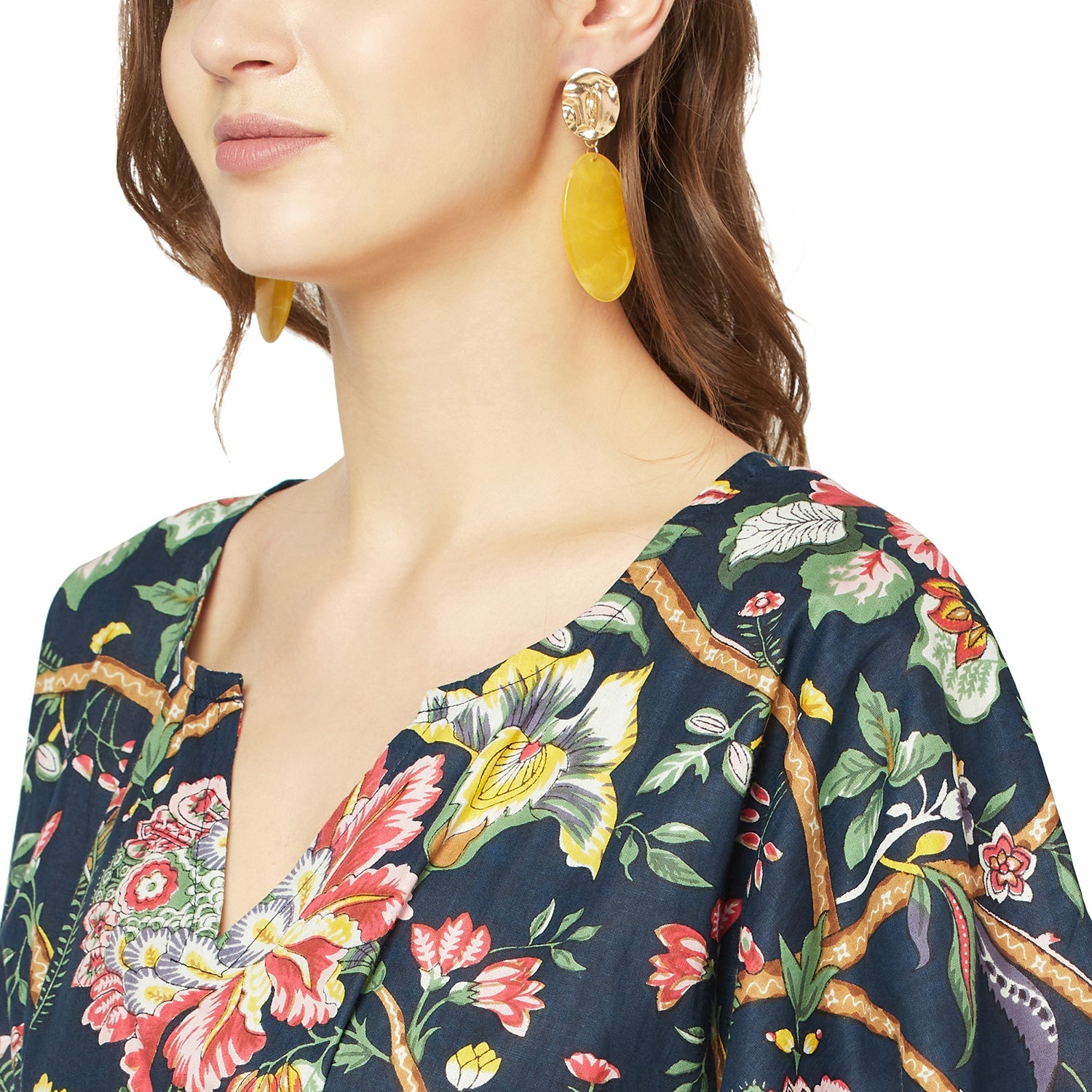 'Secret Garden' 100% Cotton Kaftan
