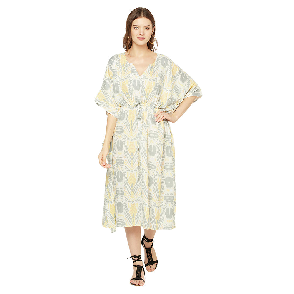 'Serene Sanctuary' 100% Cotton Kaftan