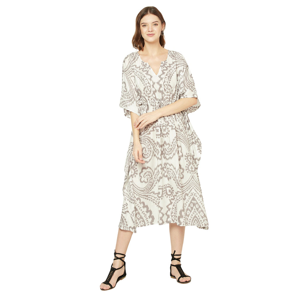 'Earthly Elegance' 100% Cotton Kaftan