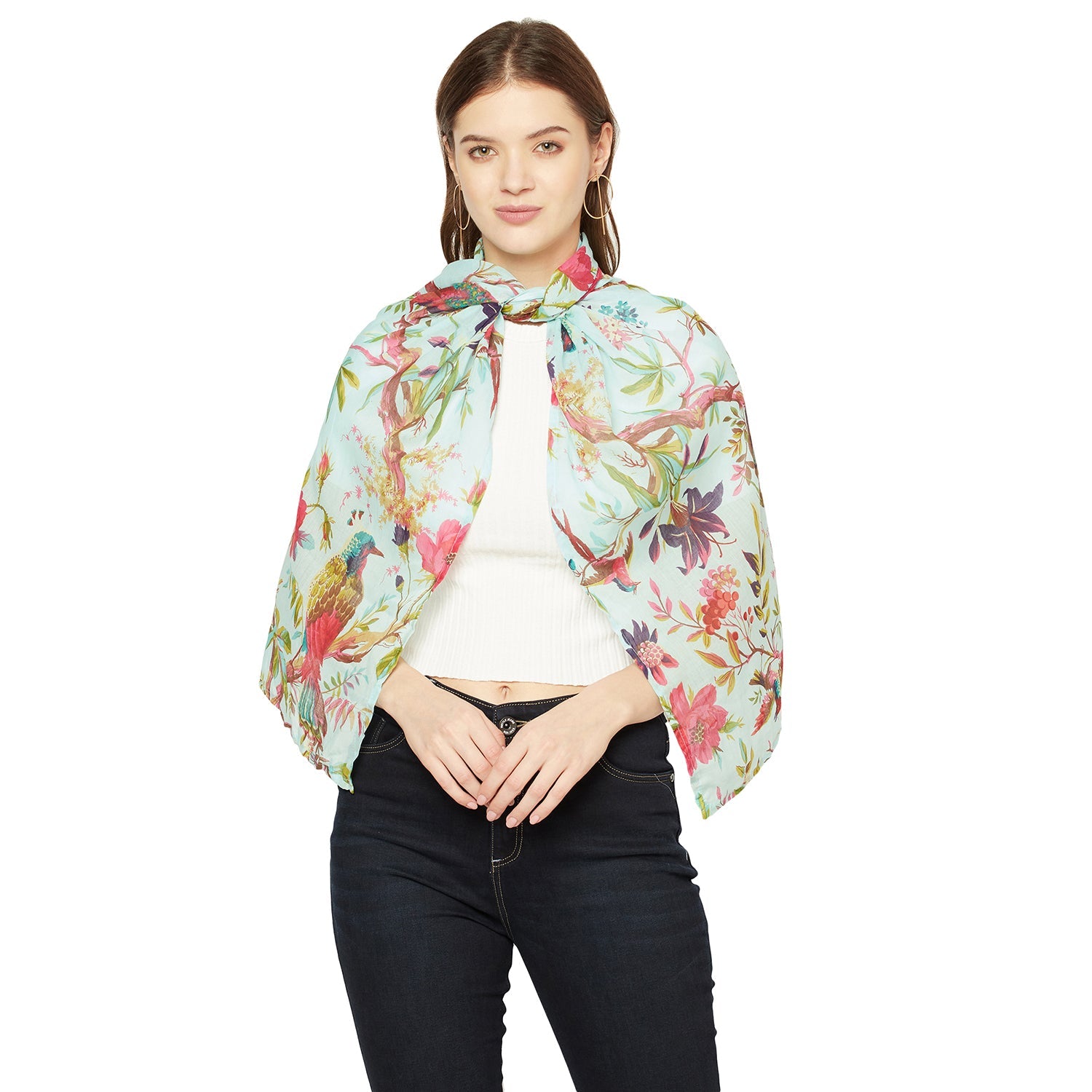 'Secret Oasis' 100% Cotton Scarf