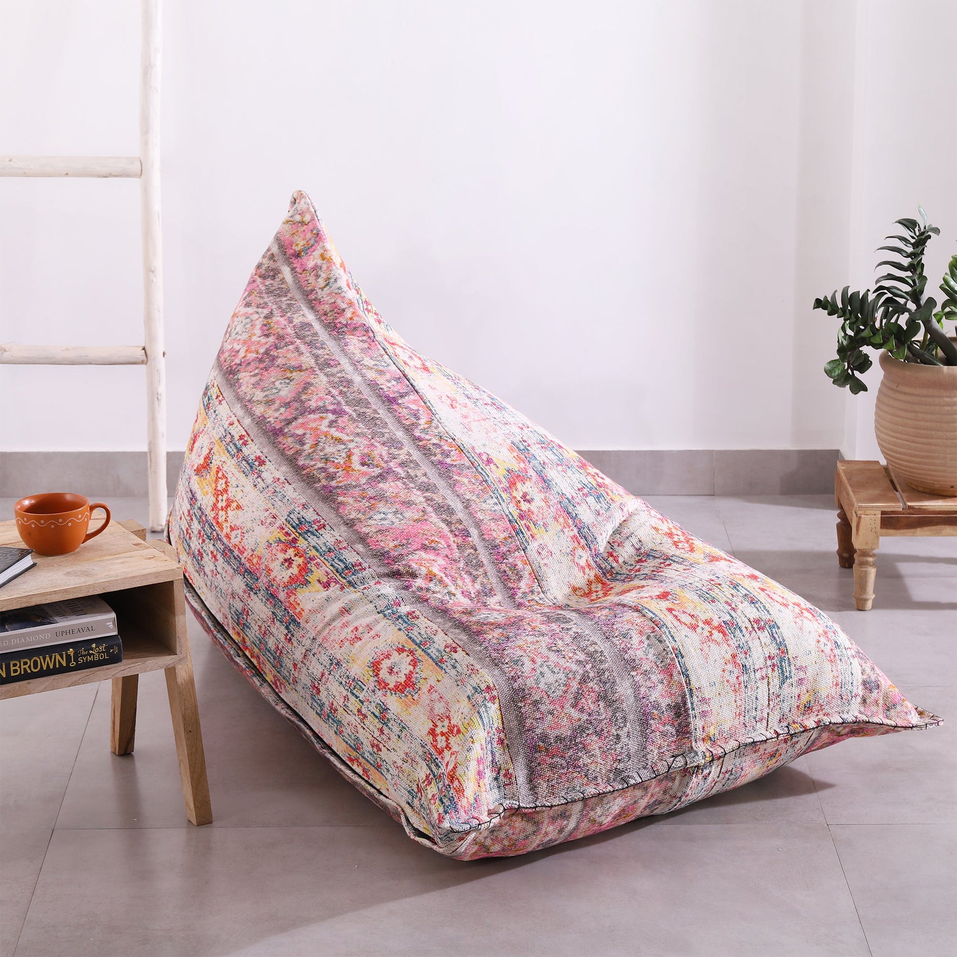 "Moroccan Boho Bliss" - Handmade Bean Bag Cover