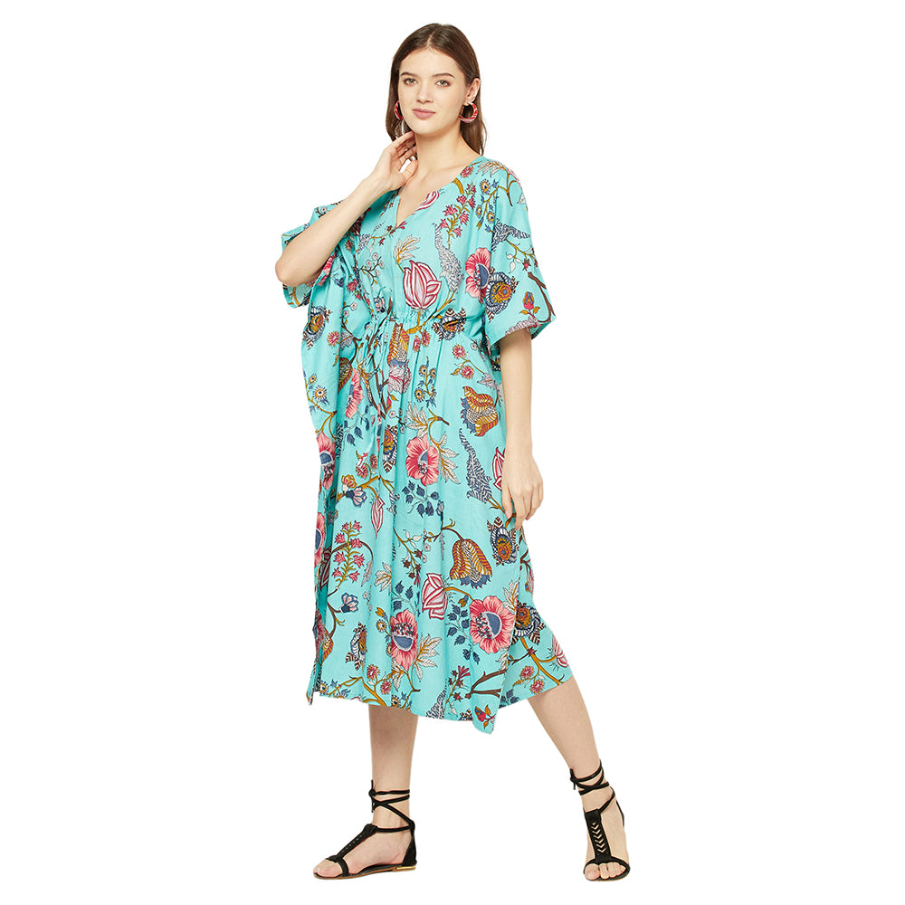 'Serene Sensations' 100% Cotton Kaftan