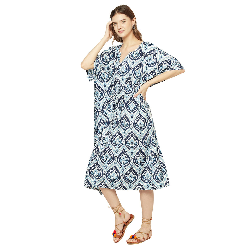 'Tranquil Tones' 100% Cotton Kaftan