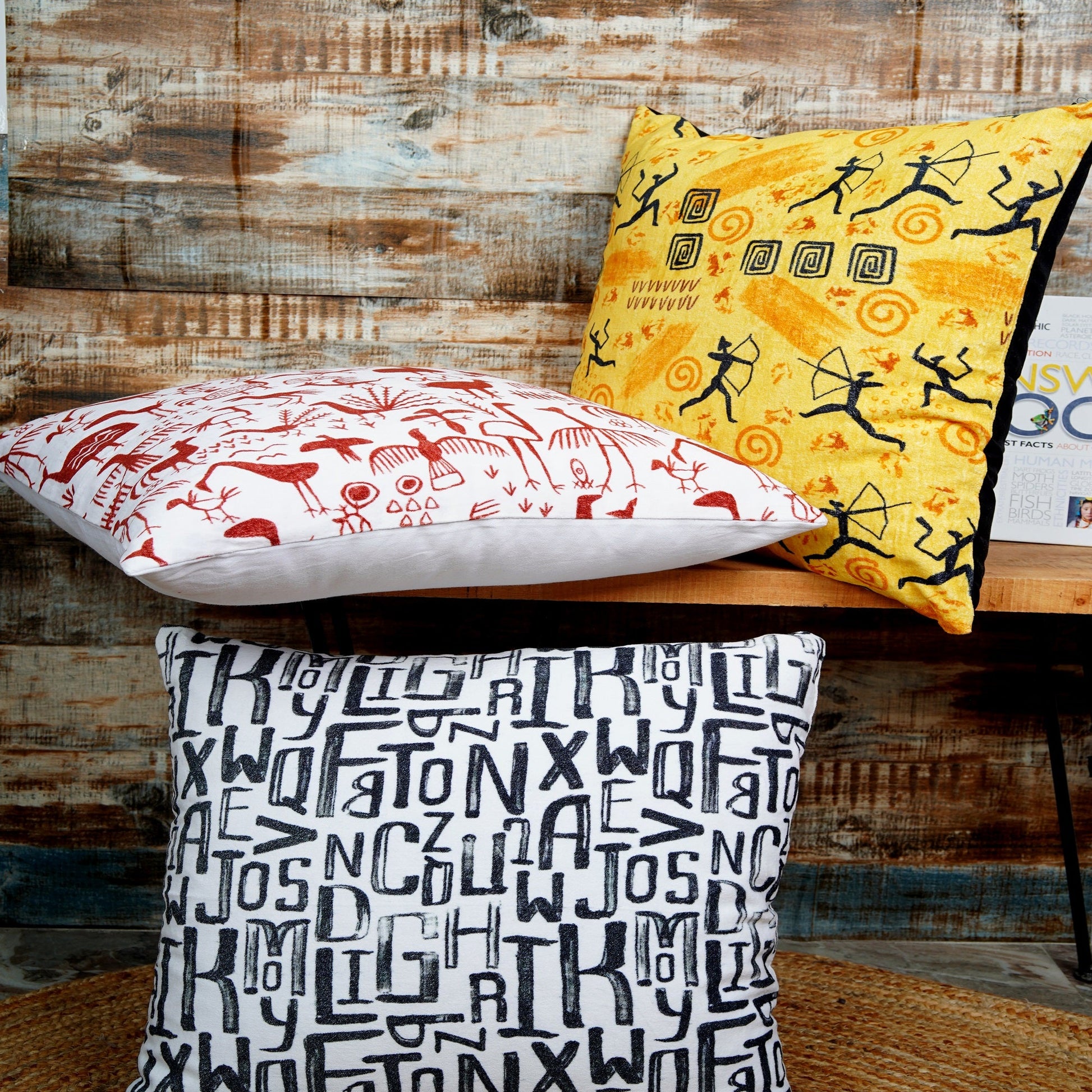 100% Cotton Velvet Cushion Cover - Safari Seeker