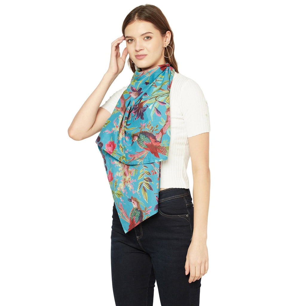 'Secret Garden' 100% Cotton Scarf