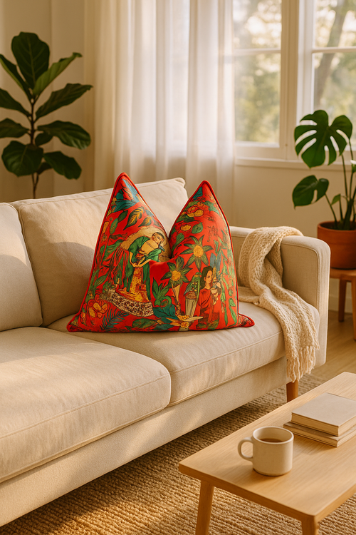 'Cultura Mexicana' 100% Cotton Cushion Cover