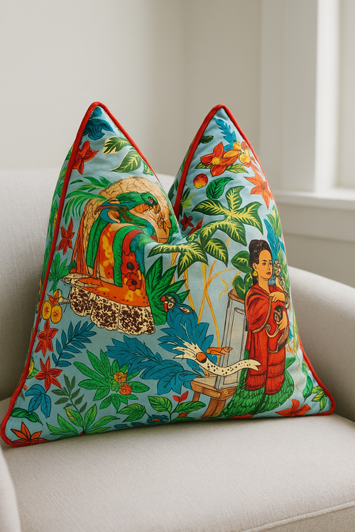 'Ritmo de México' 100% Cotton Cushion Cover