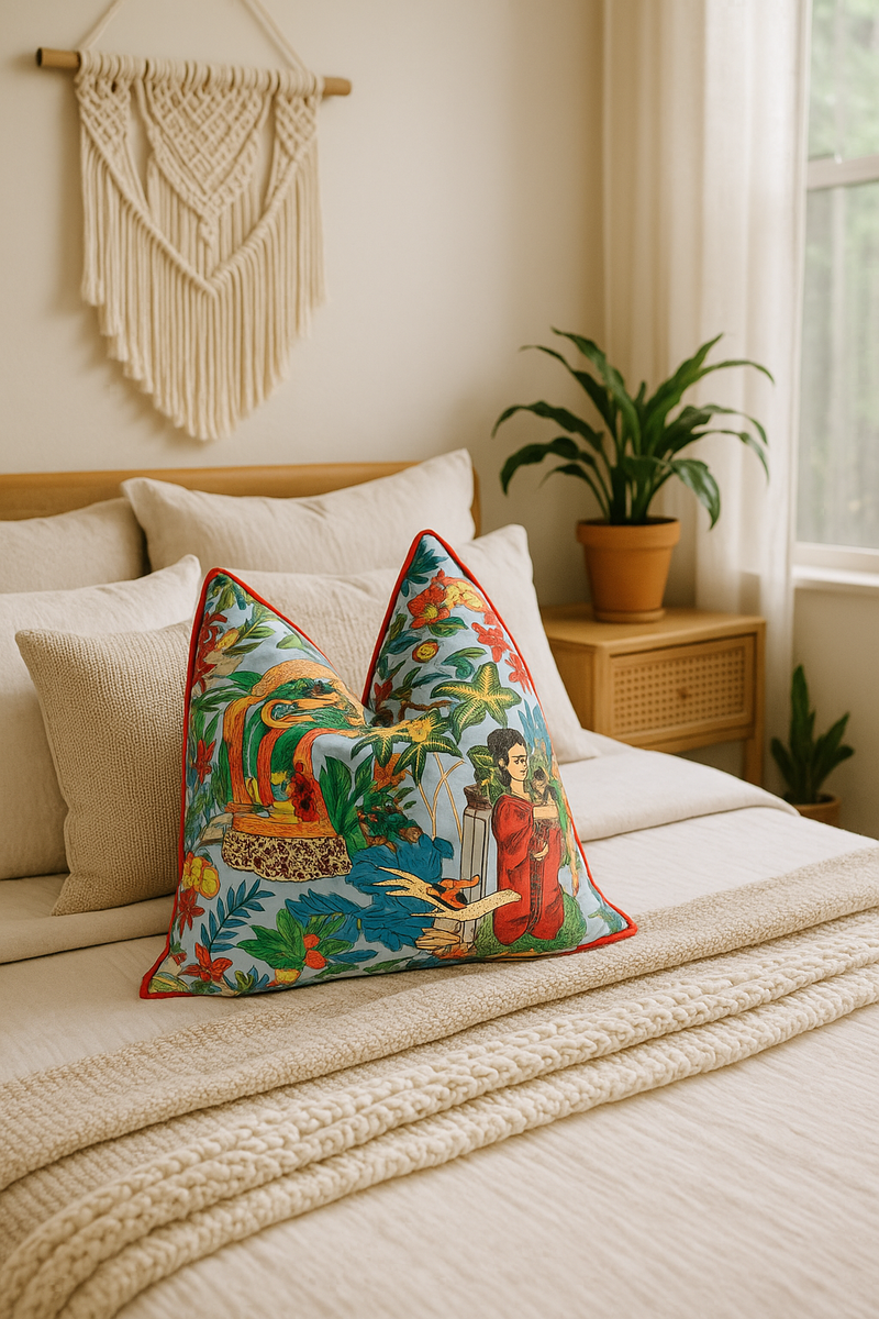 'Ritmo de México' 100% Cotton Cushion Cover