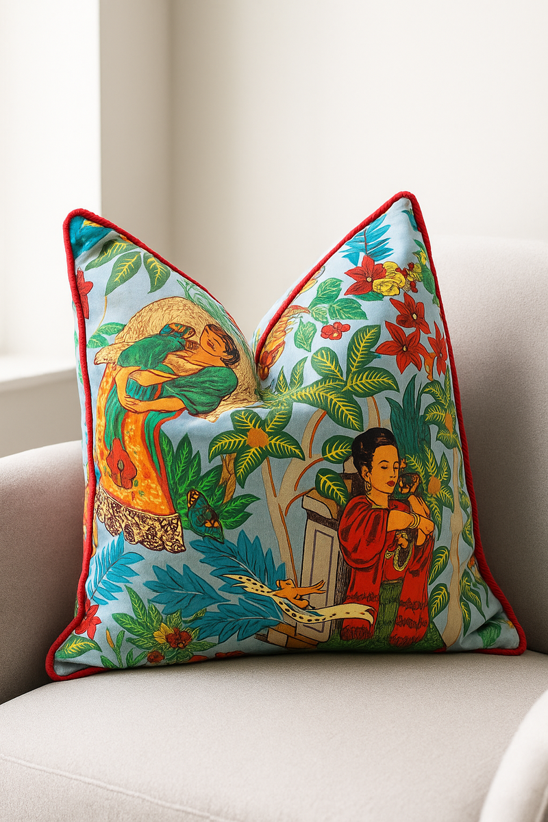 'Ritmo de México' 100% Cotton Cushion Cover
