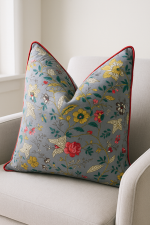 'Avian Escape' 100% Cotton Cushion Cover