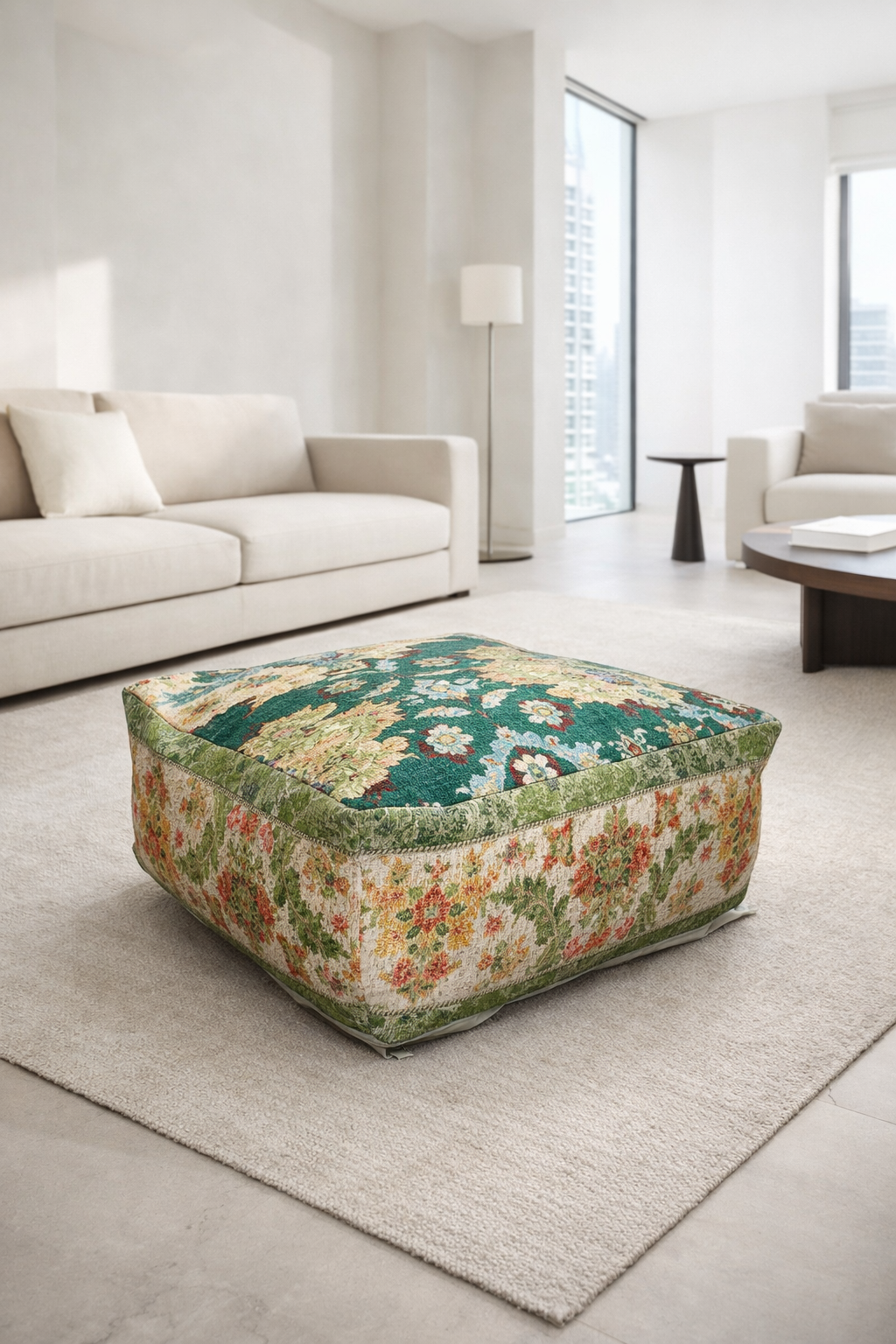 Handcrafted vintage kilim cotton cushion cover for stylish home decor