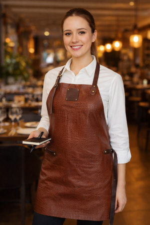 Premium croc pattern leather apron full length for artisans and chefs
