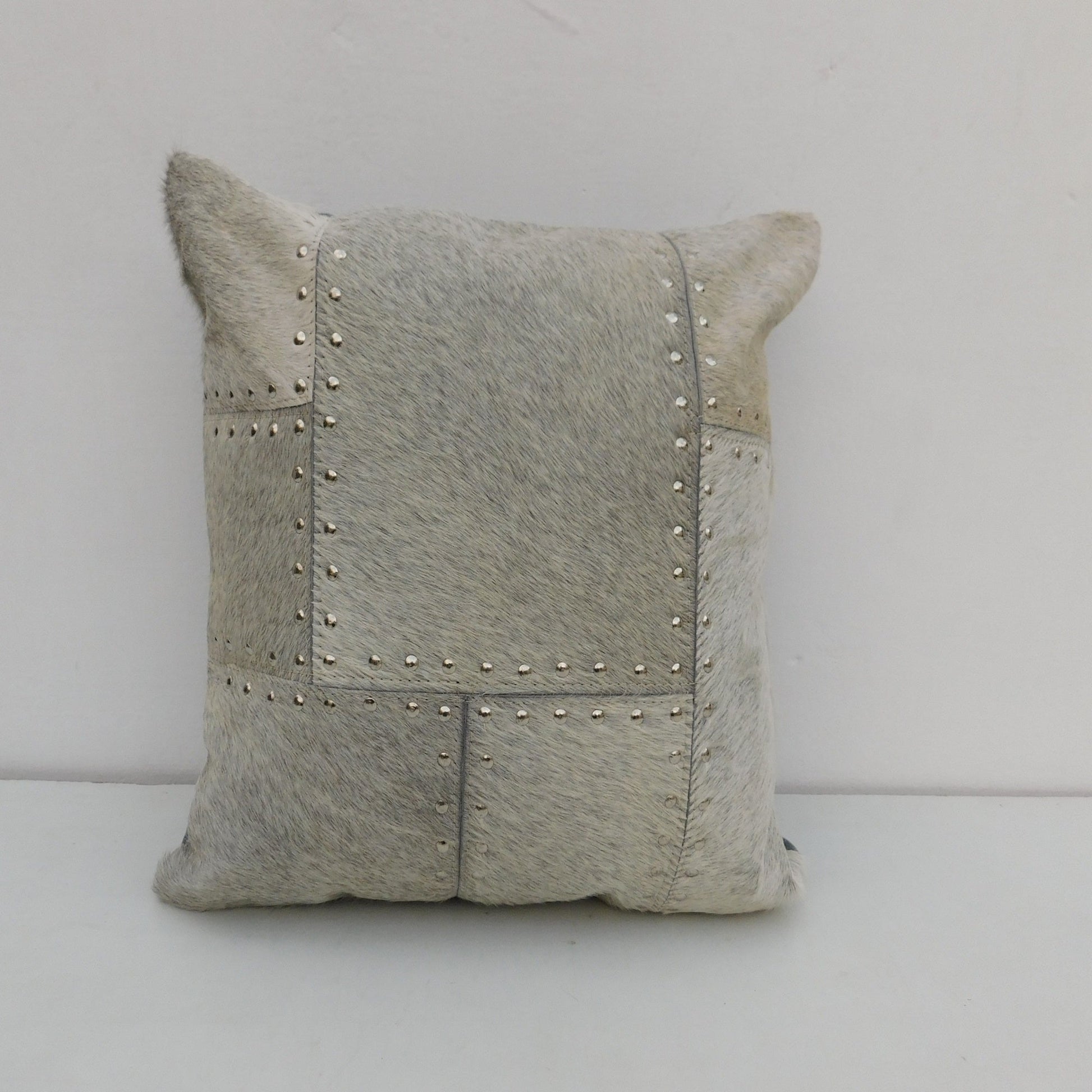 Exotic Cowhide Cushion Cover - Grey Pillowcase