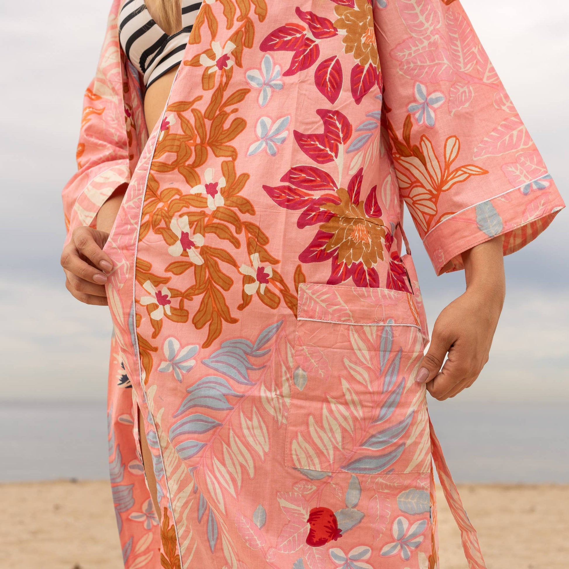 Boho Chic' Women's Cotton Kimono Robe