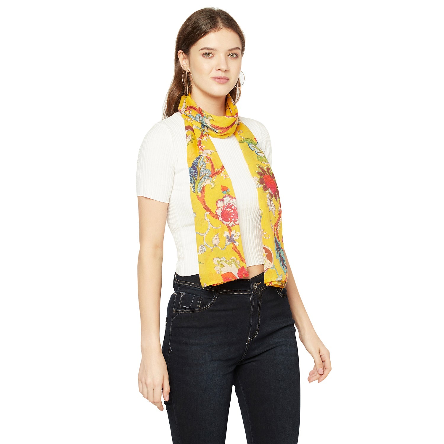 'Paradise Blooms' 100% Cotton Scarf