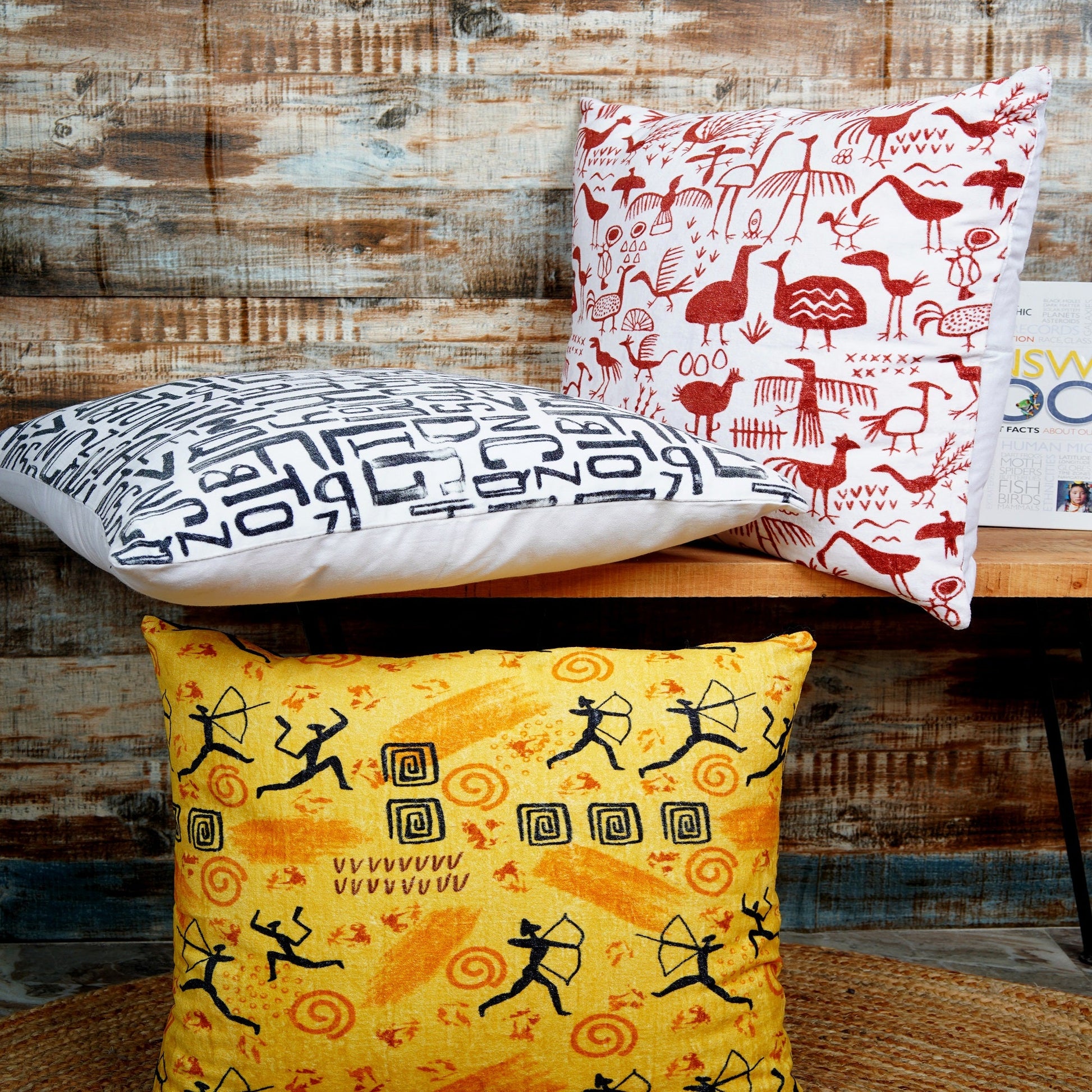 100% Cotton Velvet Cushion Cover - Safari Seeker