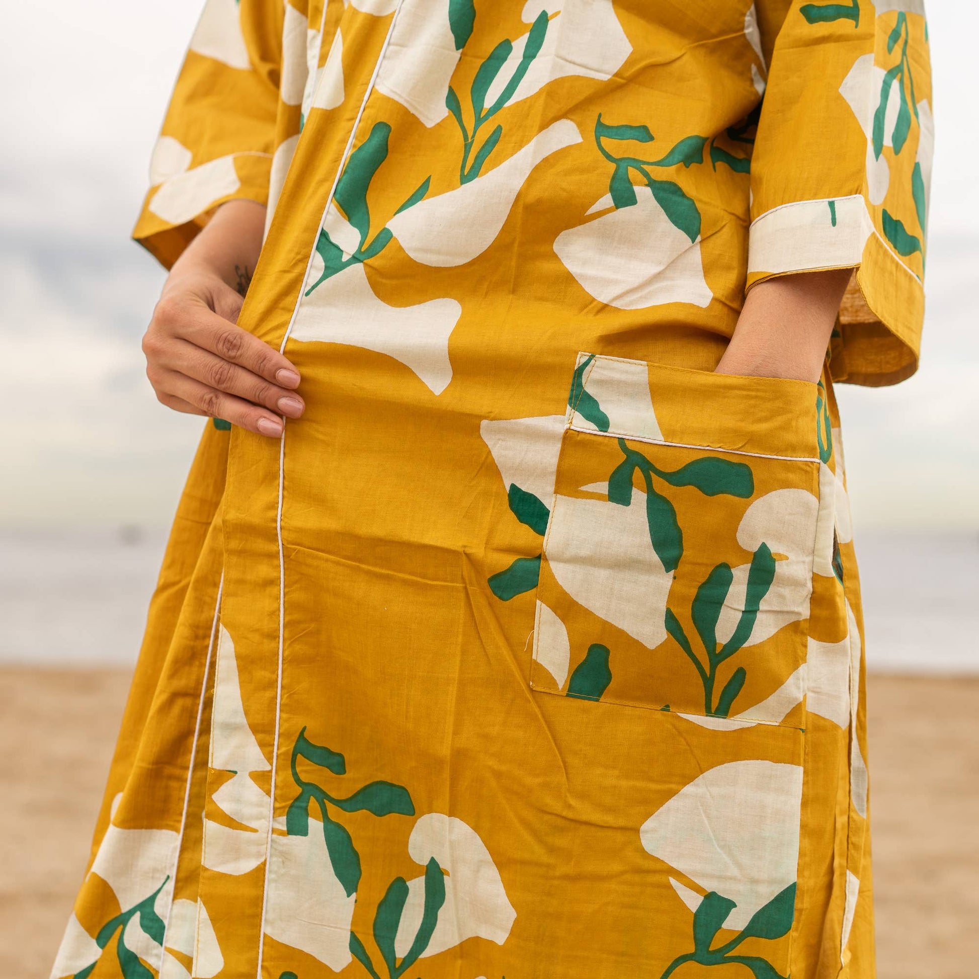 SIENNA' Women's Cotton Kimono Robe