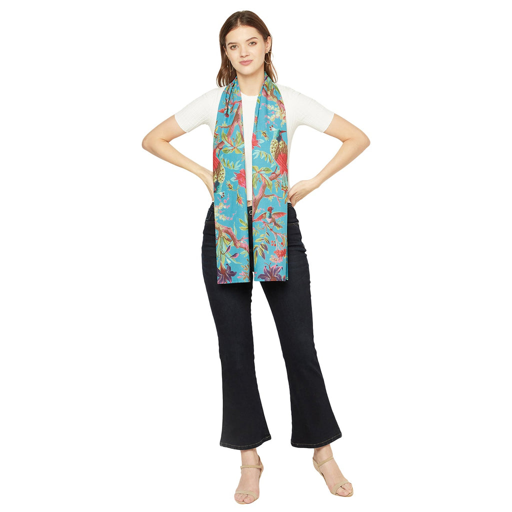 'Secret Garden' 100% Cotton Scarf
