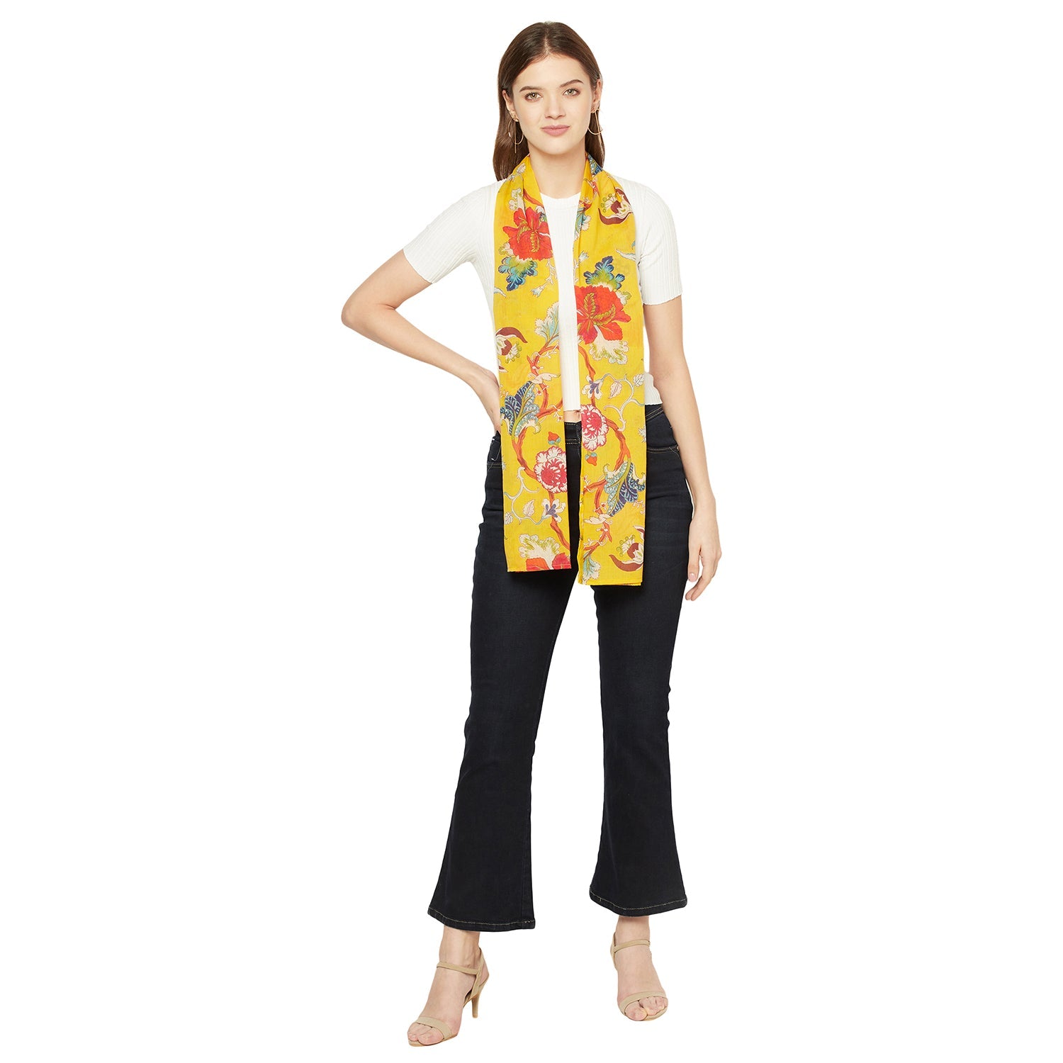 'Paradise Blooms' 100% Cotton Scarf