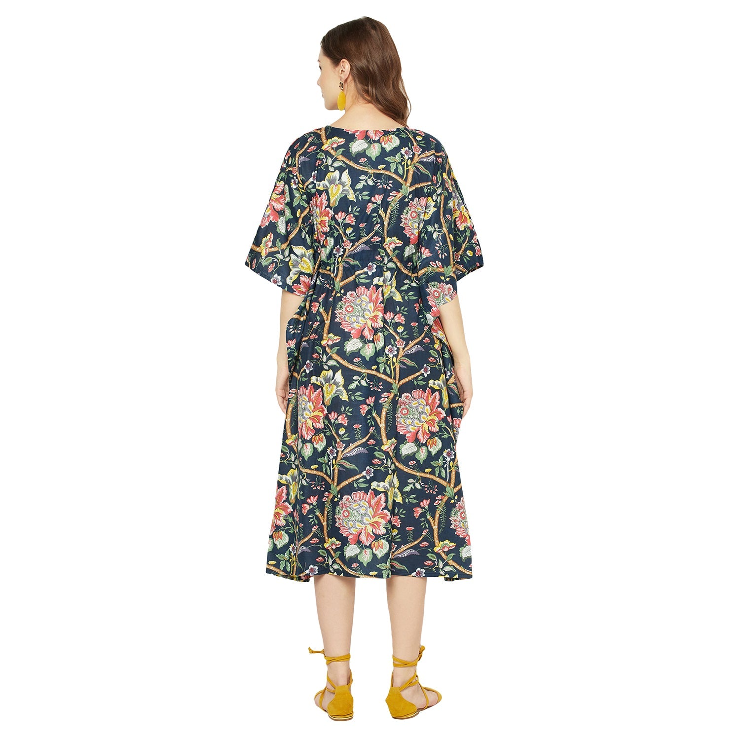 'Secret Garden' 100% Cotton Kaftan