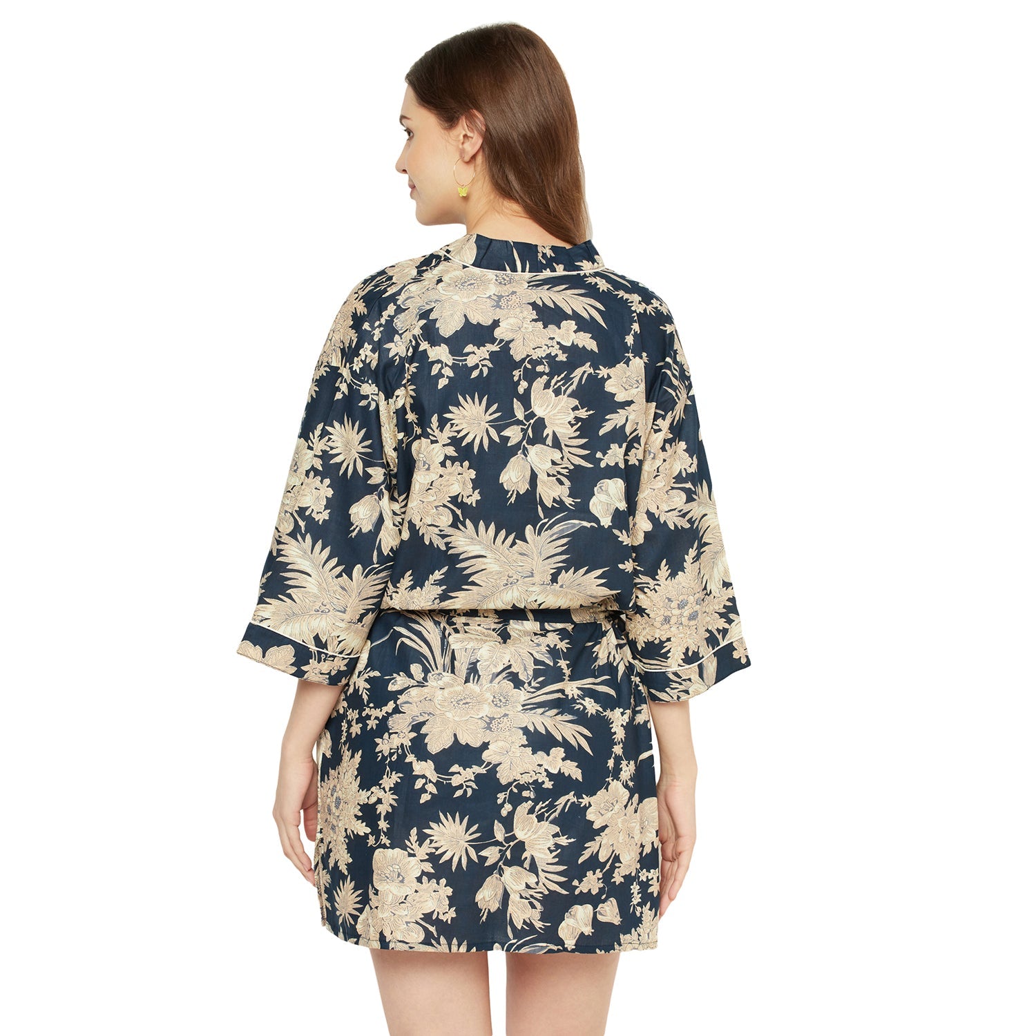 'Exotic Elegance' 100% Cotton Kimono Robe