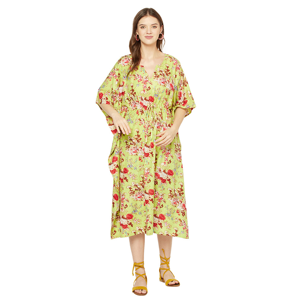 'Elegant Ease' 100% Cotton Kaftan