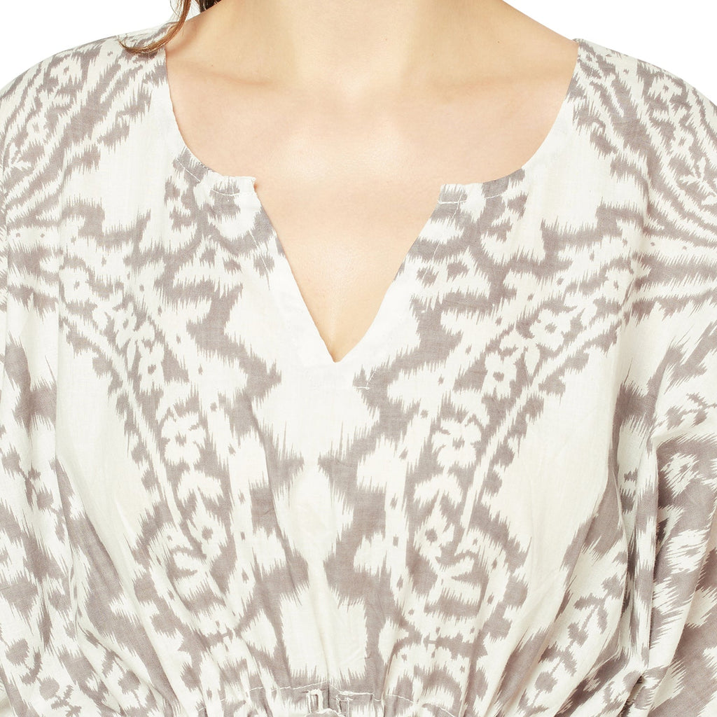 'Earthly Elegance' 100% Cotton Kaftan