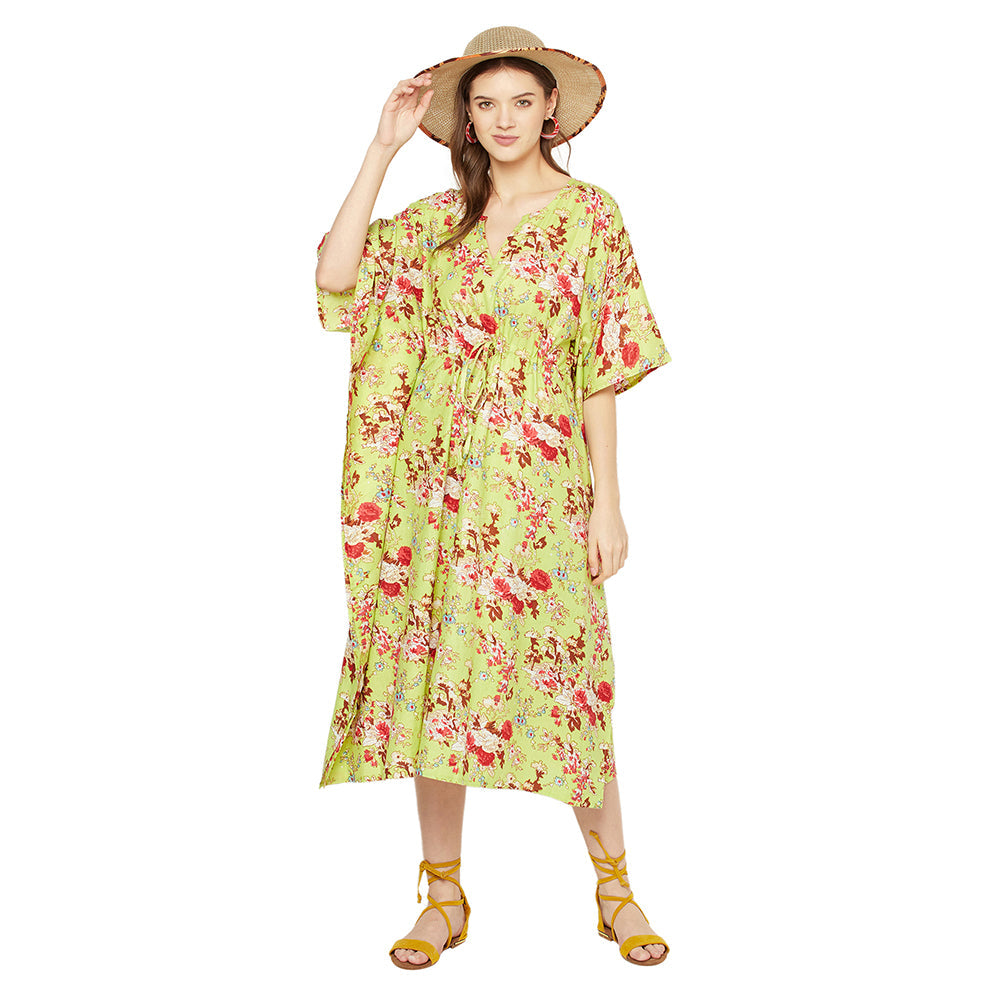 'Elegant Ease' 100% Cotton Kaftan