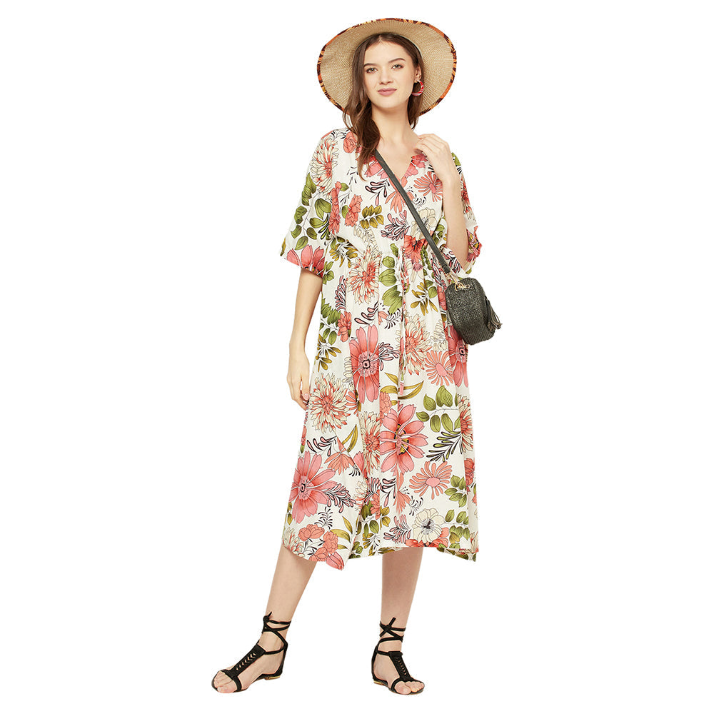 'Timeless Tranquility' 100% Cotton Kaftan