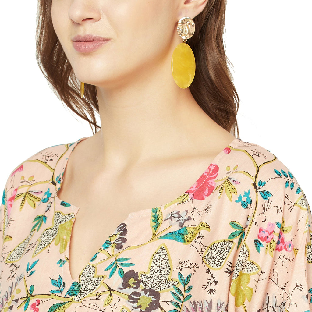 'Nature's Symphony' 100% Cotton Kaftan