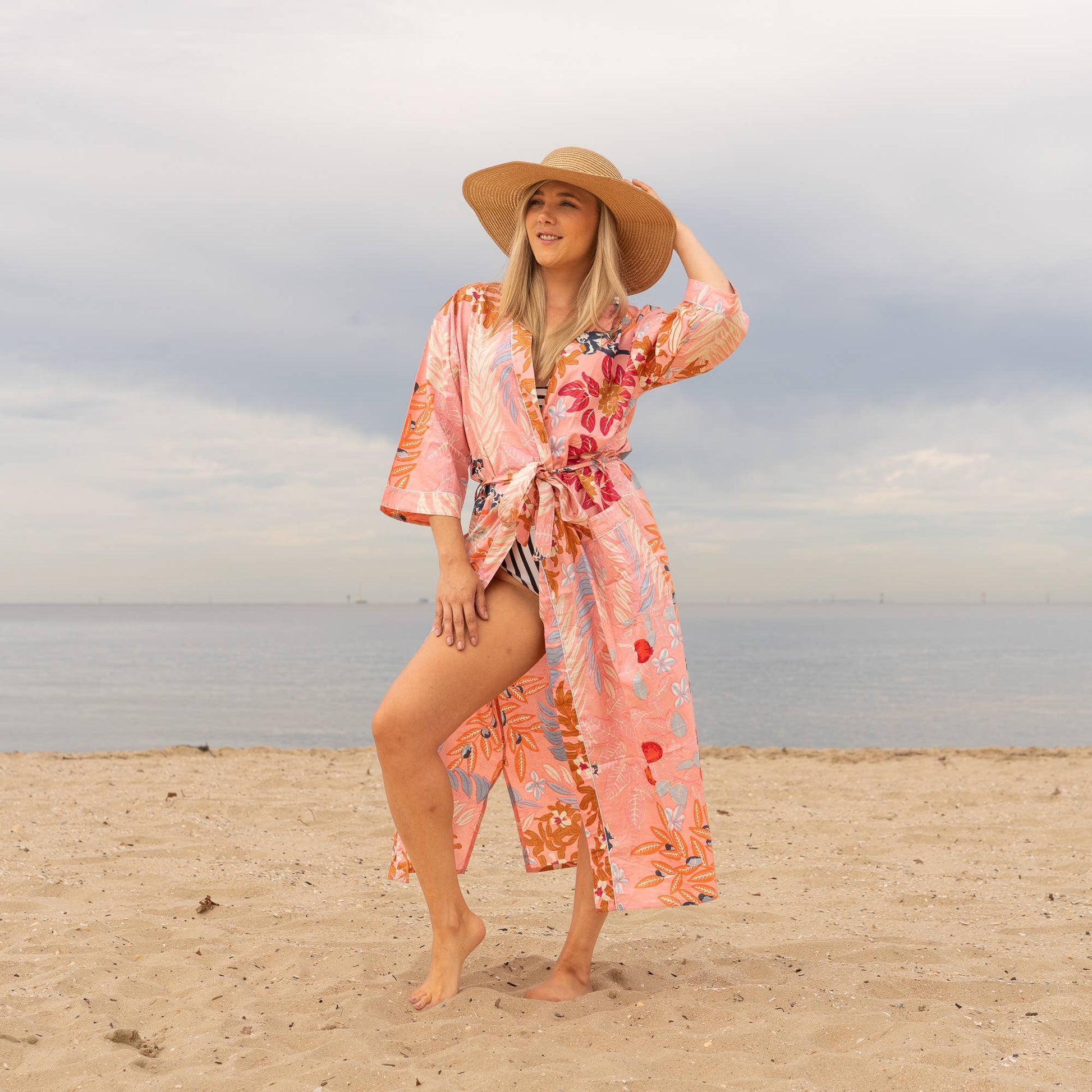 Boho Chic' Women's Cotton Kimono Robe