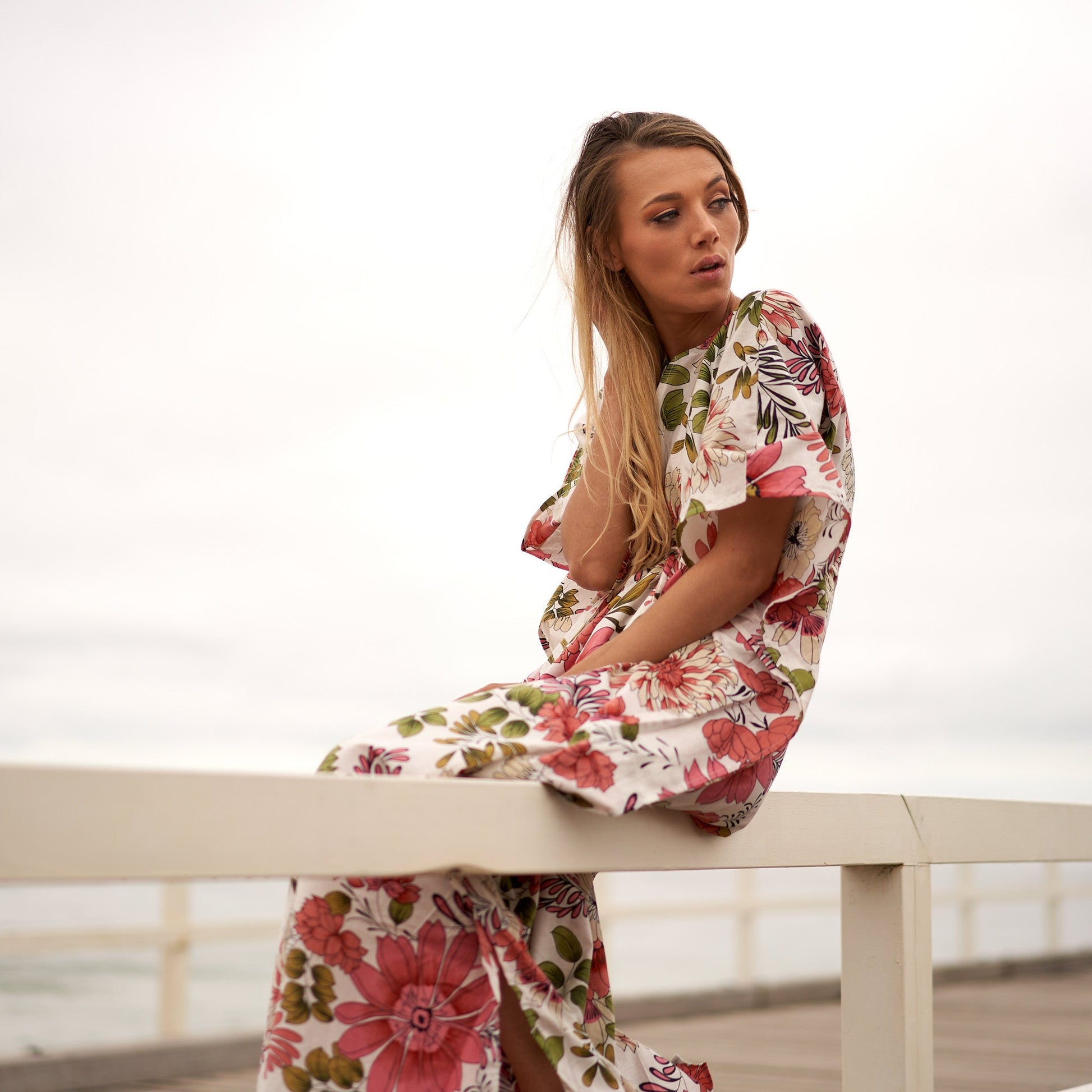 'Serene Escape' 100% Cotton Kaftan