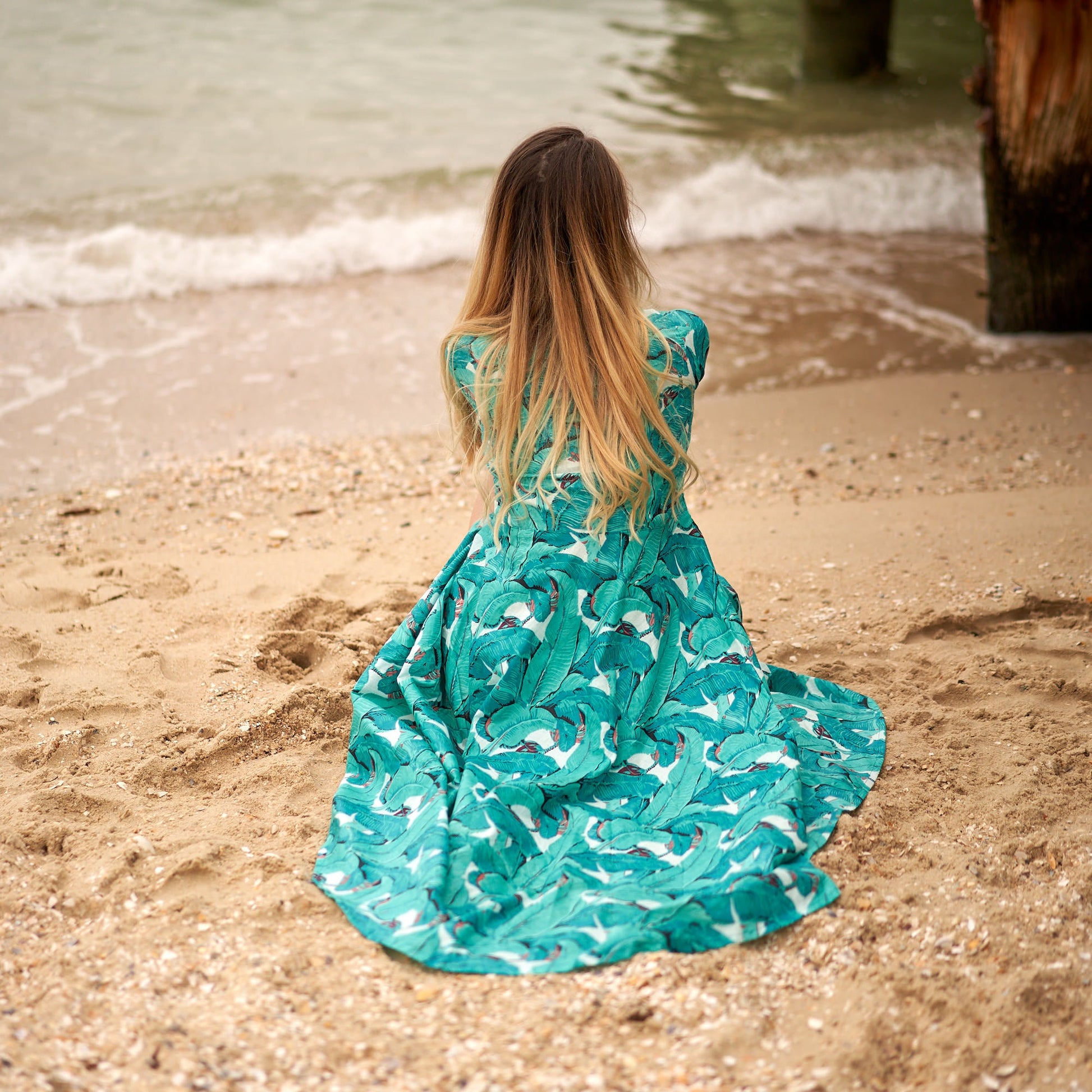 'Tropical Escape' 100% Cotton Dress