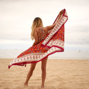 'Sea Breeze Dreams' 100% Cotton Sarong