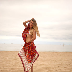 'Sea Breeze Dreams' 100% Cotton Sarong