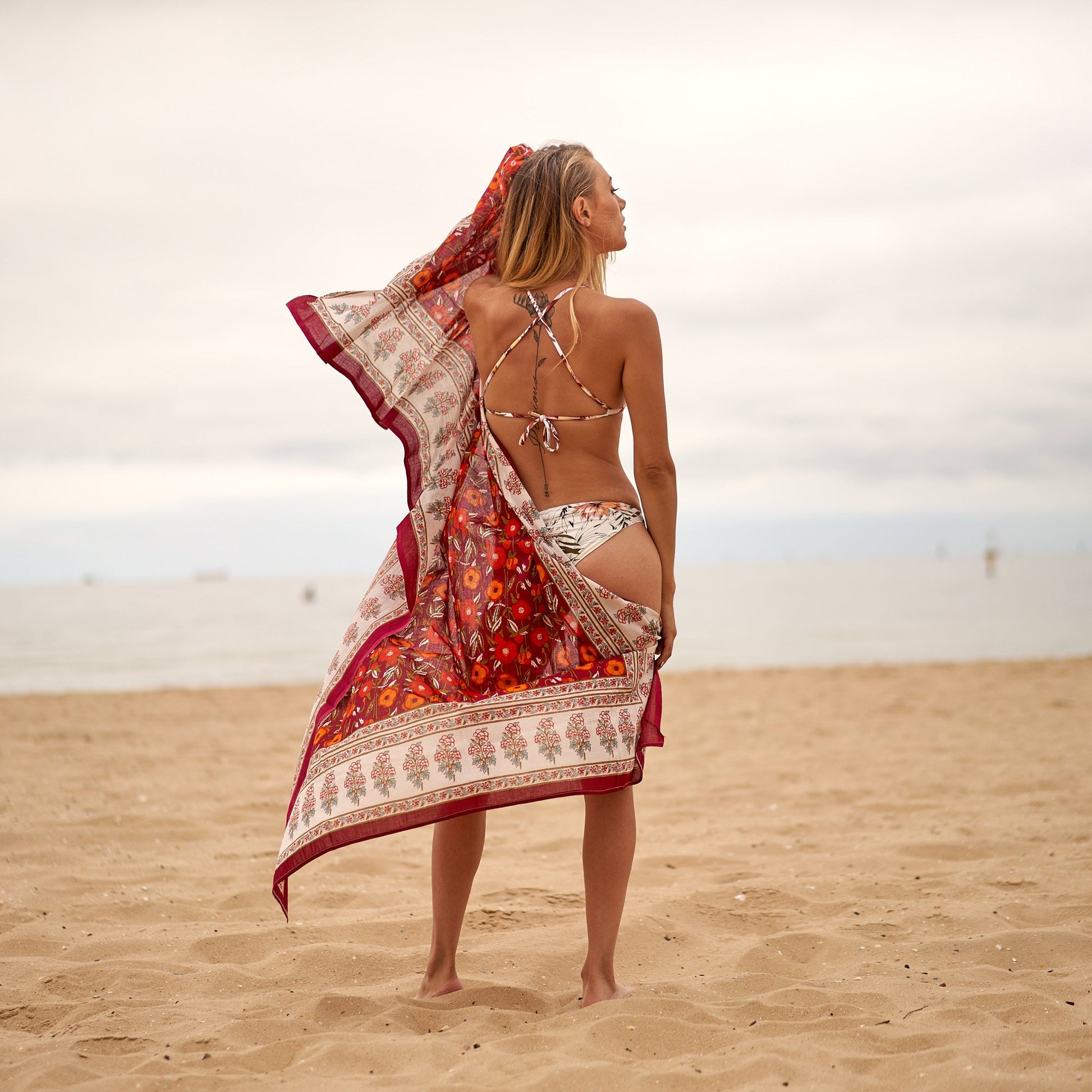 'Sea Breeze Dreams' 100% Cotton Sarong