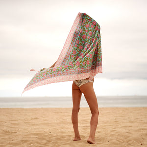 'Find Me at the Beach' 100% Cotton Sarong