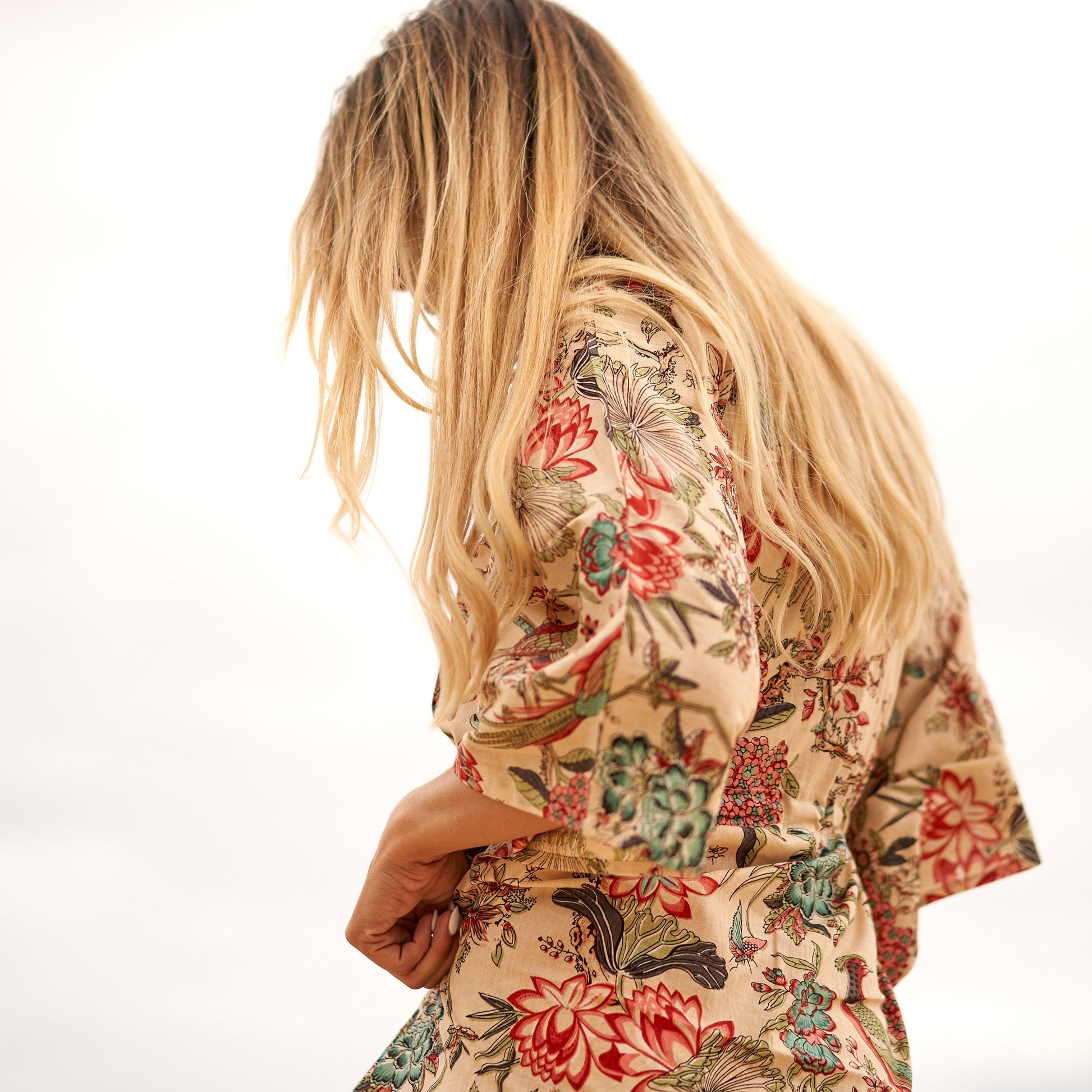 'Tropical Paradise' 100% Cotton Kaftan