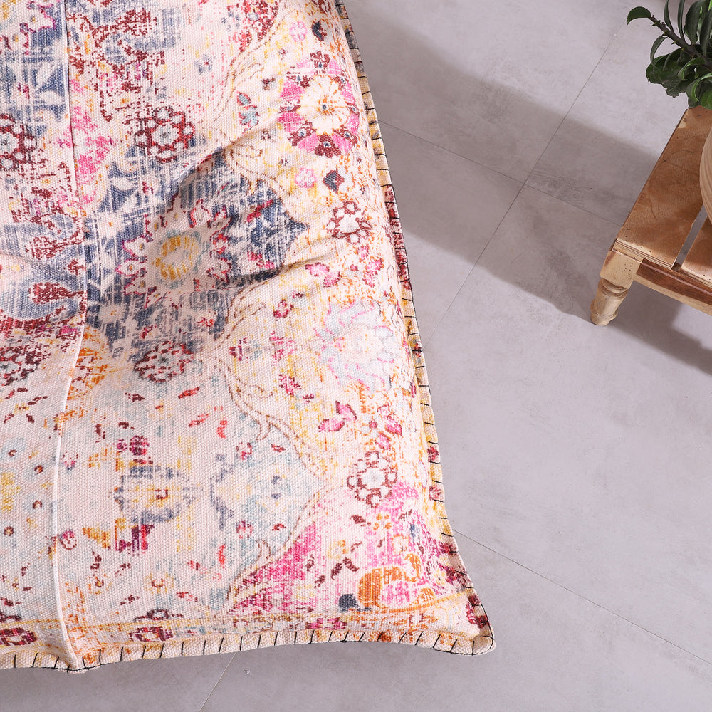 Bohemian Floor Cushion Chair - Stylish Bean Bag Lounger