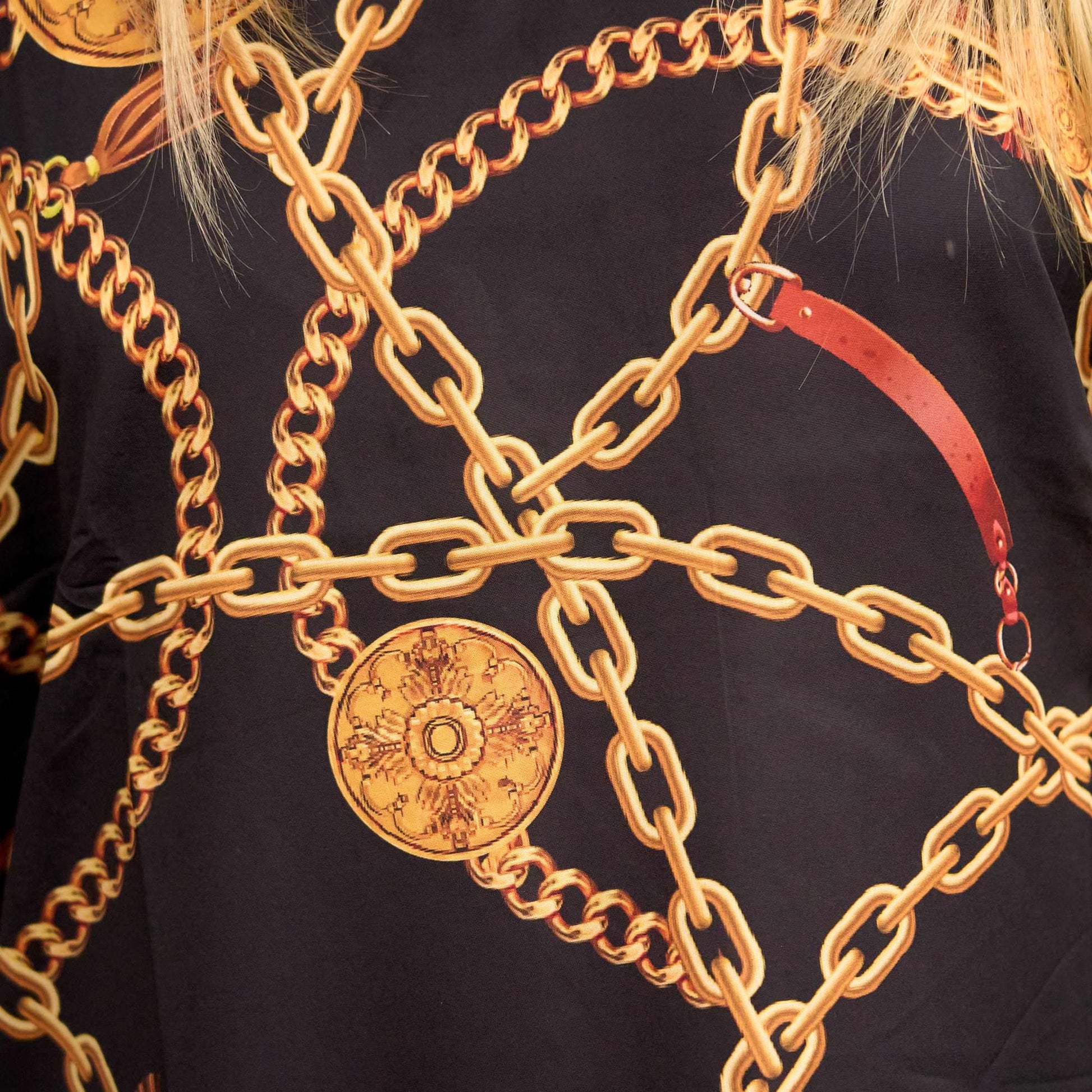 Golden Links Luxe Silk Kaftan