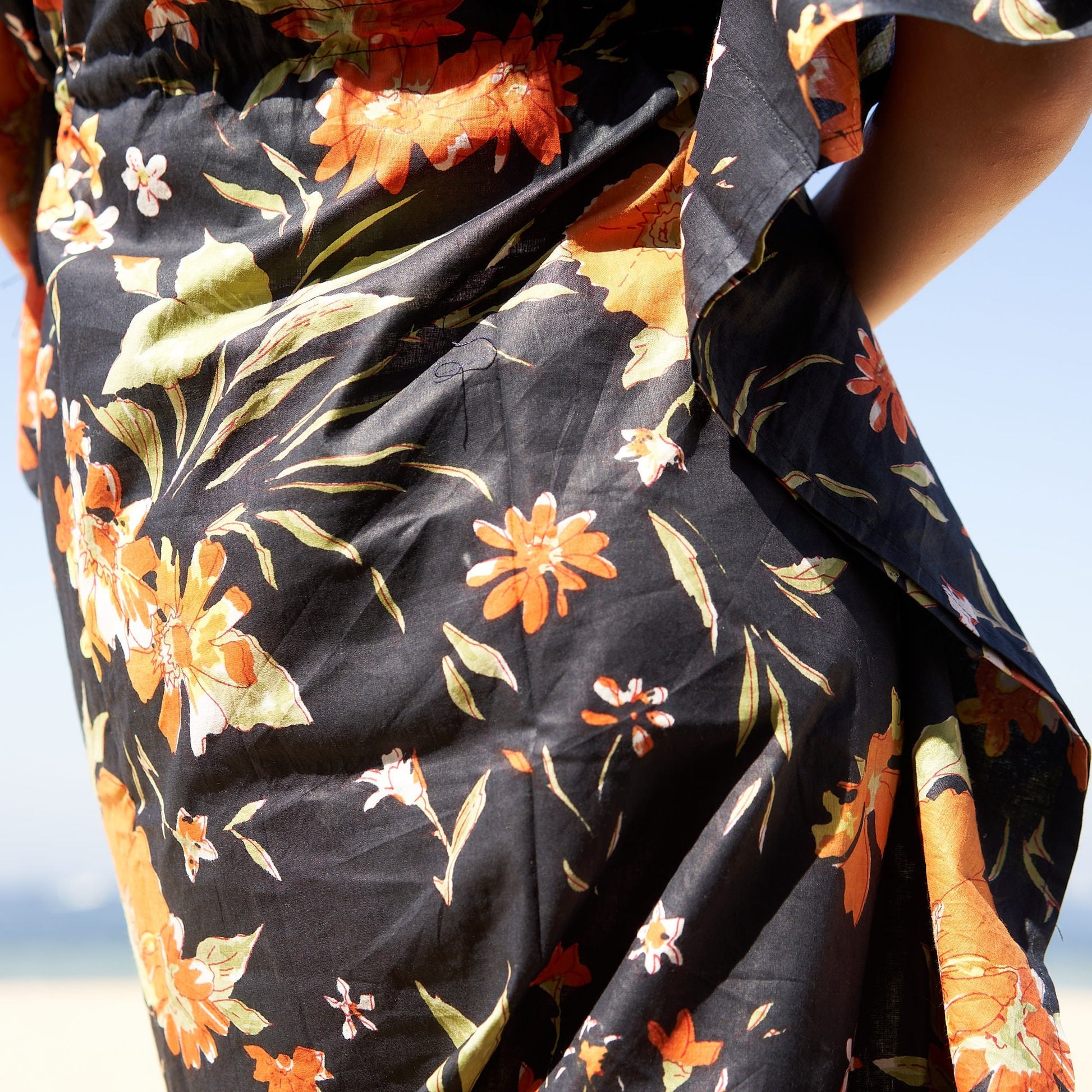 'Wildflower Wonders' 100% Cotton Kaftan