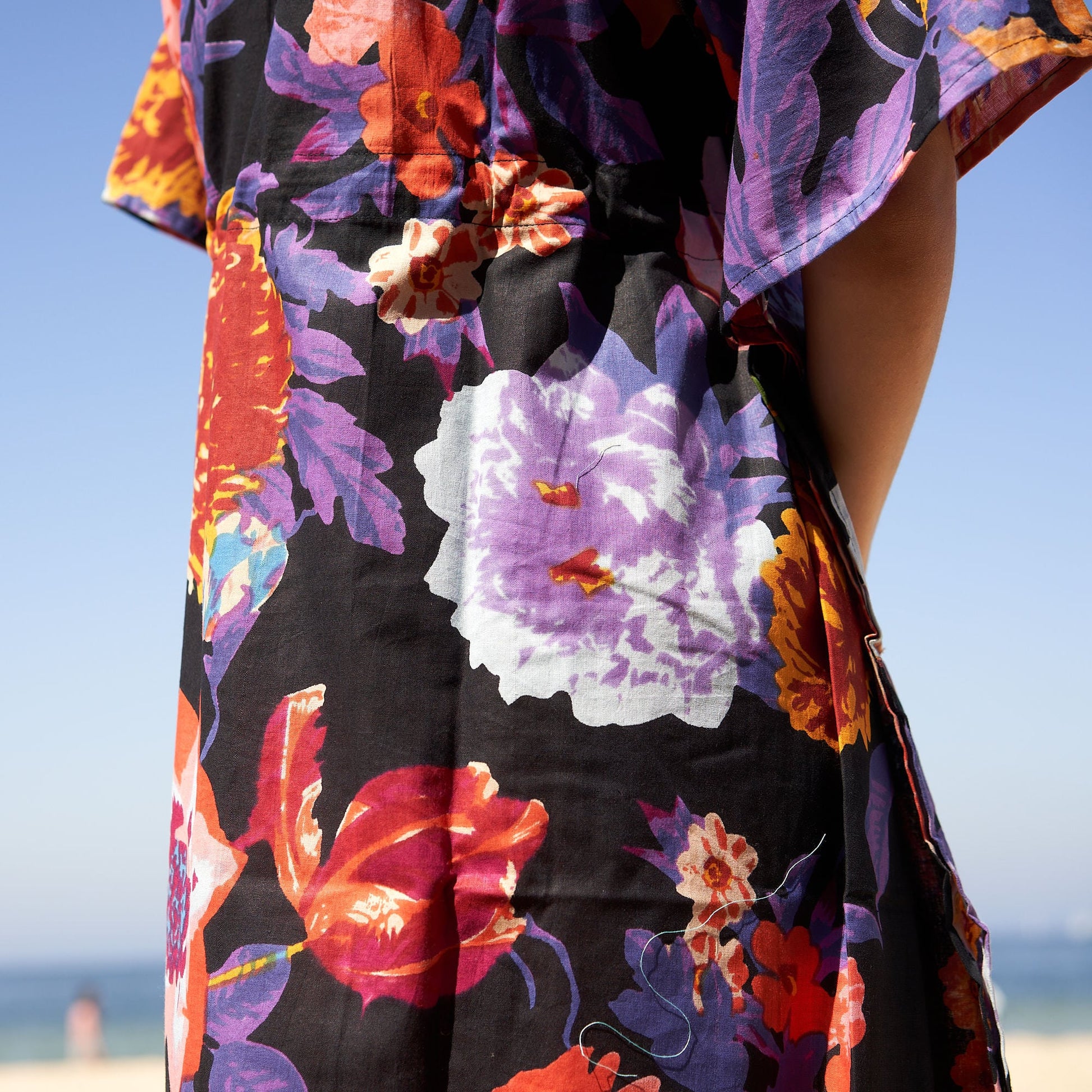 'Midnight Jungle' 100% Cotton Kaftan