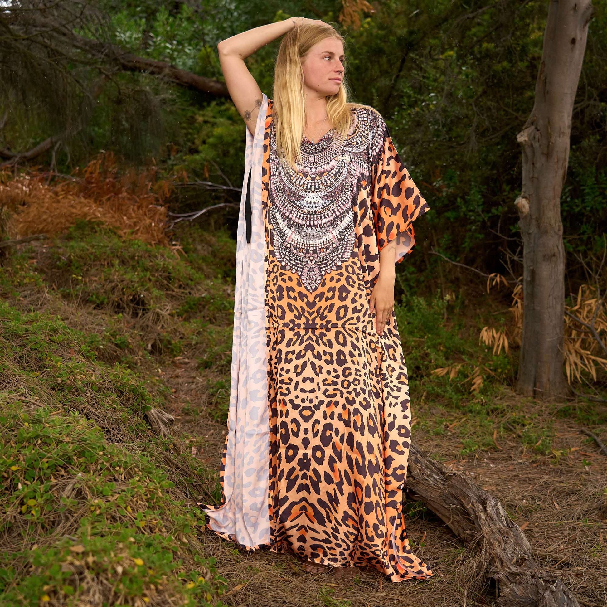Savannah Queen Silk Kaftan