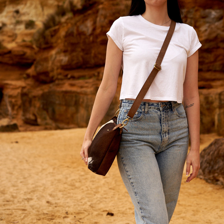 Cowhide Leather Bag - Coastal Journey