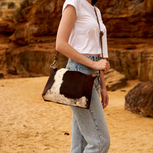 Cowhide Leather Bag - Coastal Journey