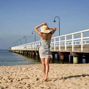 'Shoreline Serenity' 100% Cotton Sarong