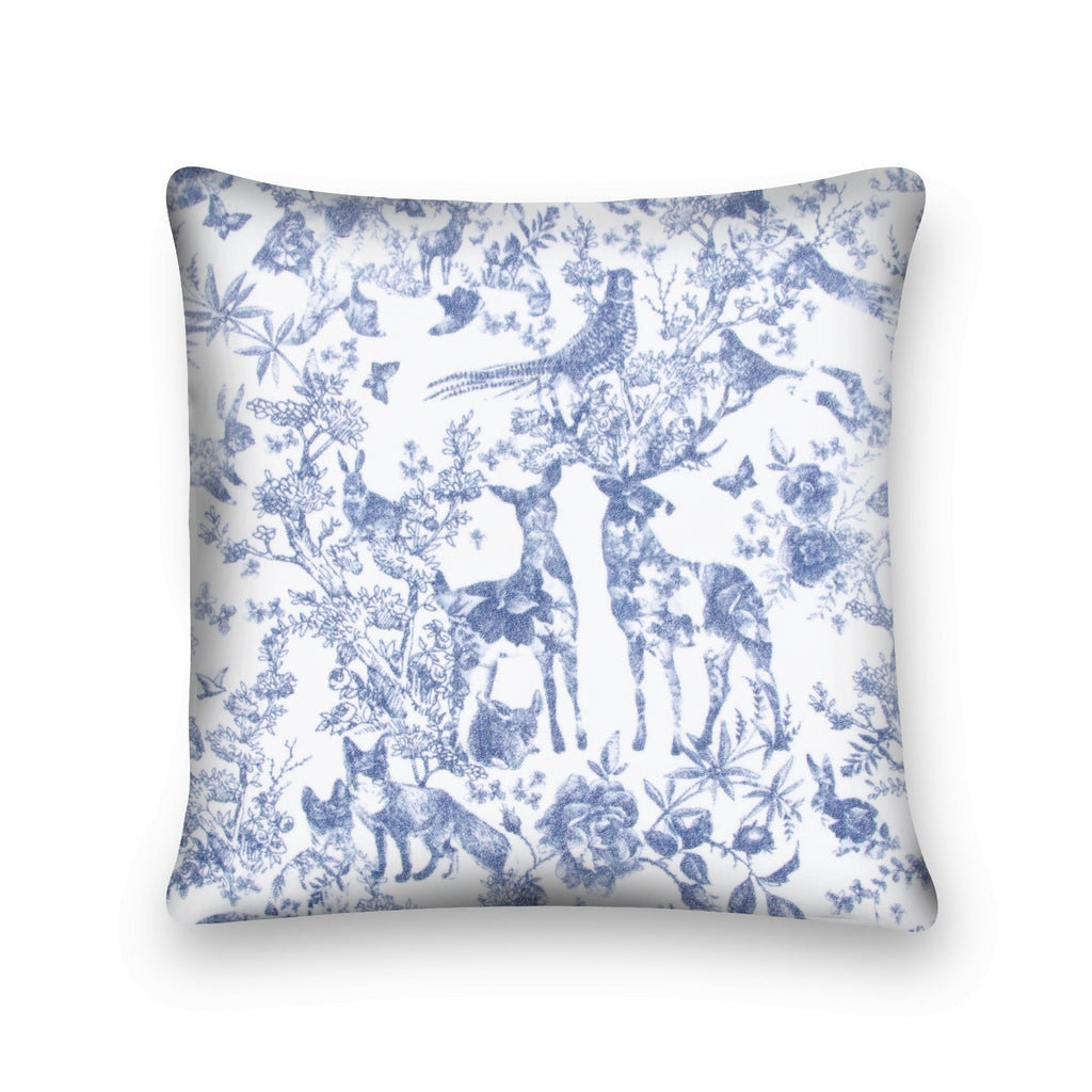 'Woodland Wonder' 100% Cotton Velvet Cushion Cover