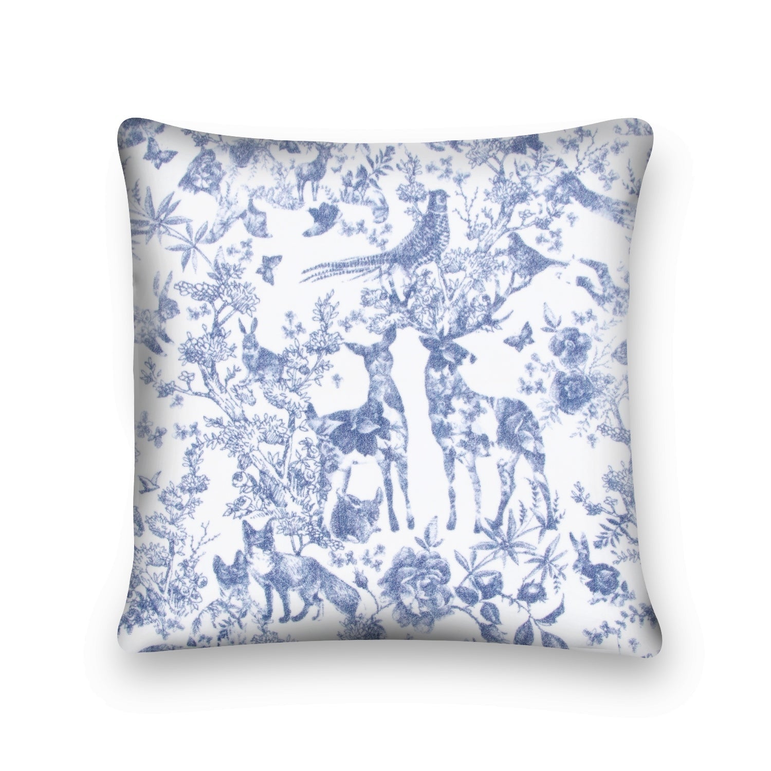 'Woodland Wonder' 100% Cotton Velvet Cushion Cover