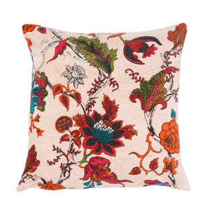 'Eisha Escape' 100% Cotton Velvet Cushion Cover