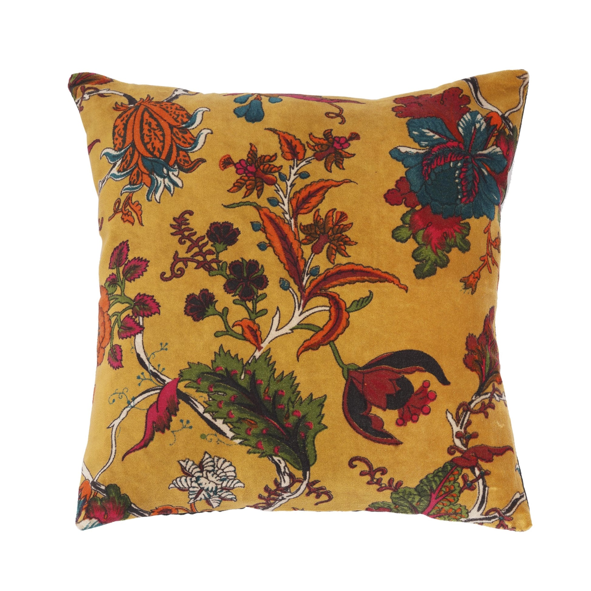 100% Velvet Cotton Cushion Cover - Serene Harmony